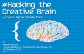 Hacking the Creative Brain