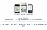 Mosio's Mobile Text Messaging Software and Solutions for Events | Conferences | Trade Shows | Exhibitors | Expos | Event Questions | Info - Case Study