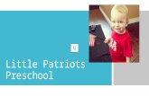 Little patriots preschool slideshow