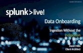 SplunkLive! Presentation - Data Onboarding with Splunk