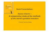 Book presentation: Excess Returns: a comparative study of the methods of the world's greatest investors