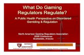 A Public Health Perspective on Gambling Disorders & Regulation (2006)