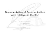 Documentation of Communication with relatives in the ICU