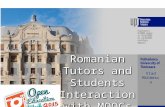Romanian Tutors and Students Interaction with MOOCs