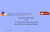 Machines EPM405A Presentation 05