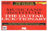 Dave Hill - The Guitar Lick-Tionary