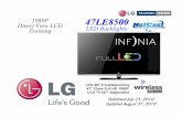 LG 47LE8500 LED TV Presentation Training Manual
