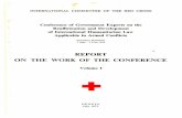 Red Cross Report Conf of Gov Experts 1972 v 1