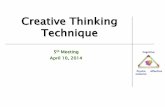 Creative Thinking Techniques-End