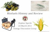 A Biofuels History and Review