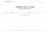 PWR-ICE 250 User Manual v1.0