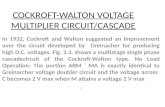 14-Cockroft-walton Voltage Multiplier Circuit