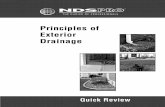 Principles of Exterior Drainage Quick Review