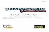 Shadowrun - Hubris and Humility Player Handouts