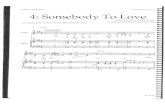 Somebody to Love Sheet Music - WWRY