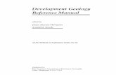 Development petroleum Geology  Reference Manual RE Bmm