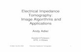 Electrical Impedance Tomography: Image Algorithms and Applications