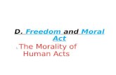 Freedom and Moral Act