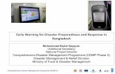 Early Warning for Disaster Preparedness and Response in Bangladesh