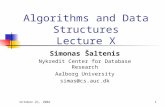 Algorithms and data structure