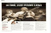 (Guitar Lesson) 10 Cool Jazz Fusion Licks(1)