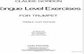 Claude Gordon Thongue Level Exercises Book