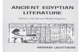 Lichtheim Ancient Egyptian Literature I