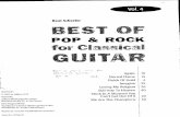 BEST of POP ROCK for Classical Guitar Vol 4 Chitarra PDF