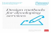 Design Methods for Developing Services