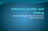 Software Quality and Testing