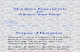 Elongation Requirements for Rebar