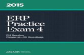 ERP Practice Exam4 7115