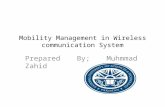 Mobility Management in Wireless Communication System