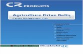 A Agriculture Drive Belts X Ref Cover