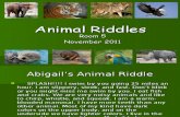 Animal Riddles Powerpoint