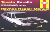 Toyota corolla 1984-1992