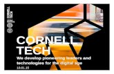 Cornell Tech Academic Program