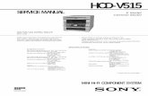 Sony Hcd v515