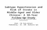 Hipertensi and Risk of Stroke