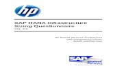 HP SAP HANA Sizing Questionnaire v4.5-Exercise 3