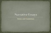 Narrative Essays