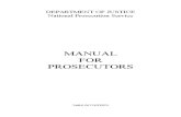 Manual for Prosecutors DOJ