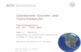 2_Coordinate Systems and Transformation