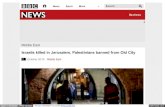 Israelis Killed in Jerusalem, Palestinians Banned From Old City