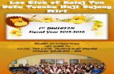 1st Bulletin Leo Club of Kolej Tun Datu Tuanku Haji Bujang FY 2015-2016