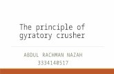 The Principle of Gyratory Crusher