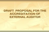 Draft Proposal for Accreditation of External Auditor_0