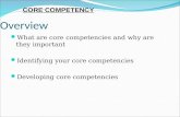 Core Competency Presentation-strategic management
