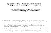 Standards of Nursing Unit 6