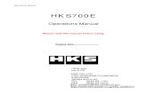 HKS700E Operating Manual